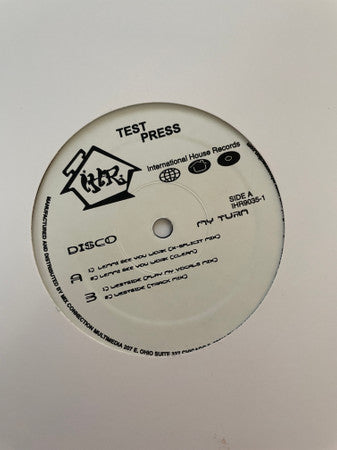 Disco (2) : My Turn (12")