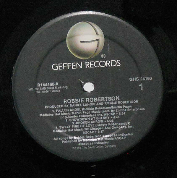 Robbie Robertson : Robbie Robertson (LP, Album, Club, RCA)