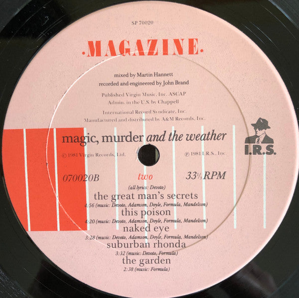 Magazine : Magic, Murder And The Weather (LP, Album, Ter)