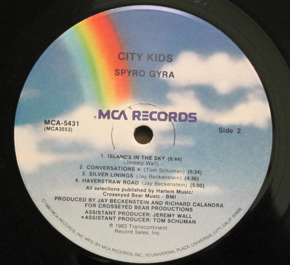 Spyro Gyra : City Kids (LP, Album, Pi)