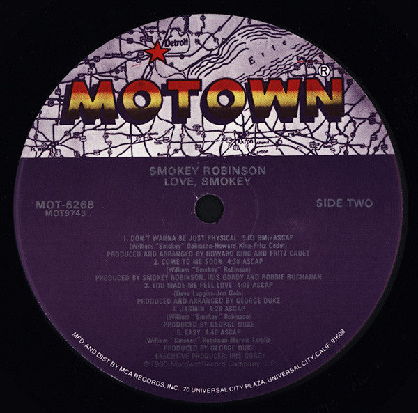 Smokey Robinson : Love, Smokey (LP, Album)