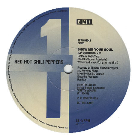 Red Hot Chili Peppers : Show Me Your Soul (12", Promo)