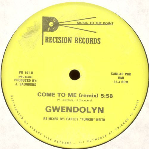 Gwendolyn : Come To Me (12")