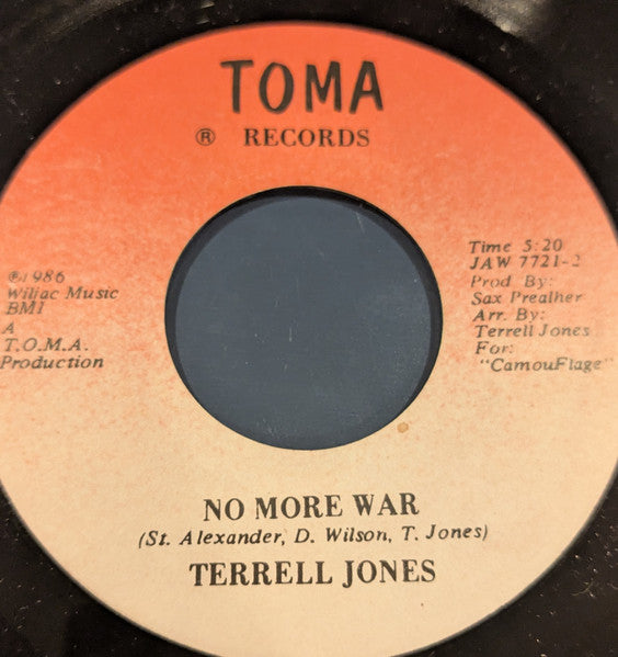 St. Clair Ace*, Terrell Jones : Radiation Flu / No More War (7", Single)