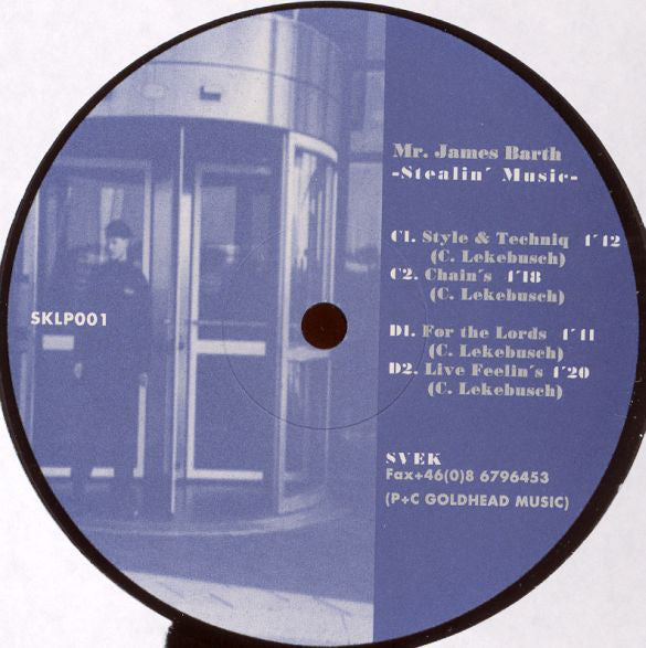 Mr. James Barth : Stealin' Music (2xLP, Album)