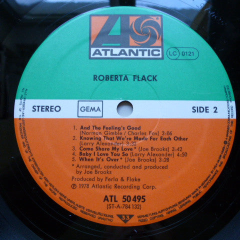 Roberta Flack : Roberta Flack (LP, Album)