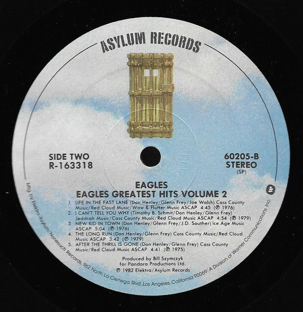 Eagles : Eagles Greatest Hits Volume 2 (LP, Comp, Club, RCA)