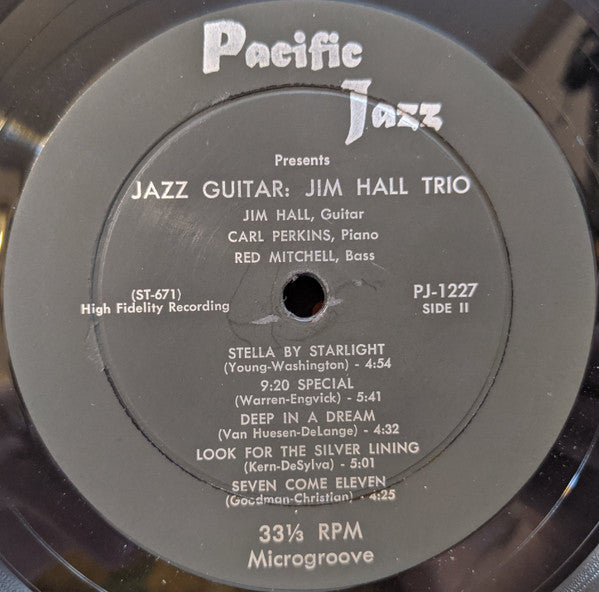 Jim Hall Trio : Jazz Guitar (LP, Album, Mono)