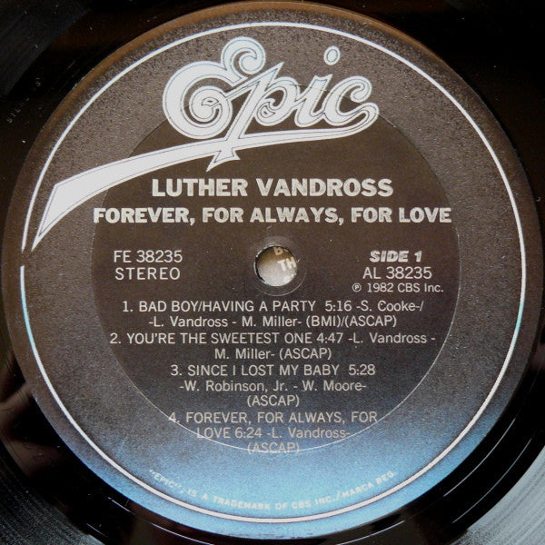 Luther Vandross : Forever, For Always, For Love (LP, Album, Car)