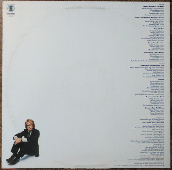 Warren Zevon : Excitable Boy (LP, Album, RE, SP )