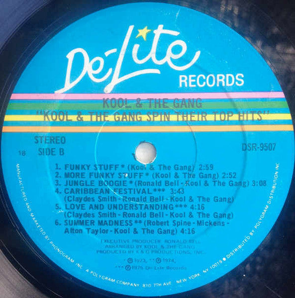 Kool & The Gang : Kool & The Gang Spin Their Top Hits (LP, Comp)