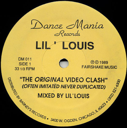 Lil' Louis : The Original Video Clash (12", RP)