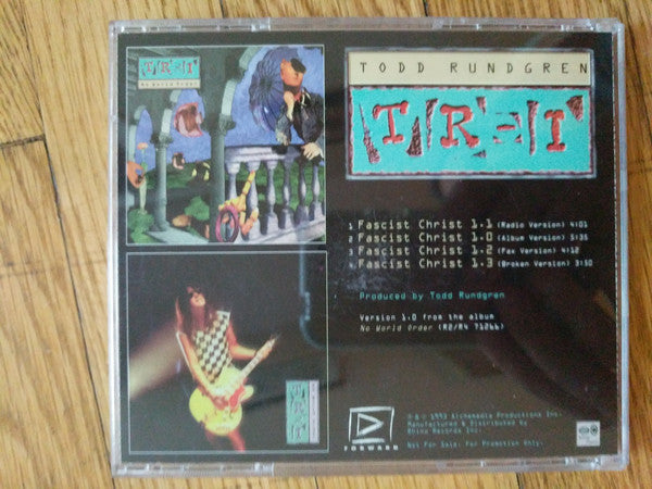 Todd Rundgren : Fascist Christ (CD, Single, Promo)