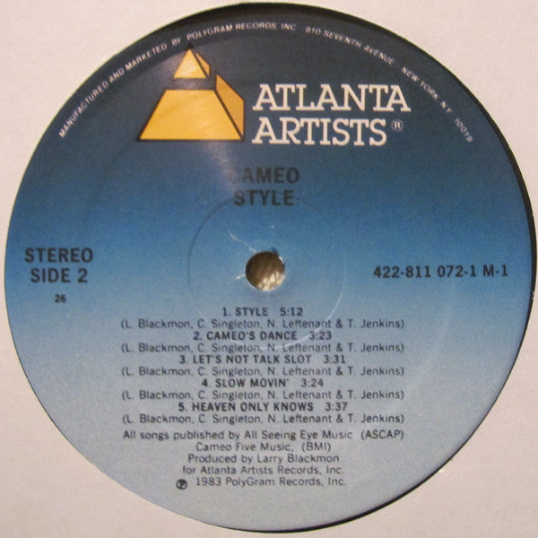 Cameo : Style (LP, Album, 26 )