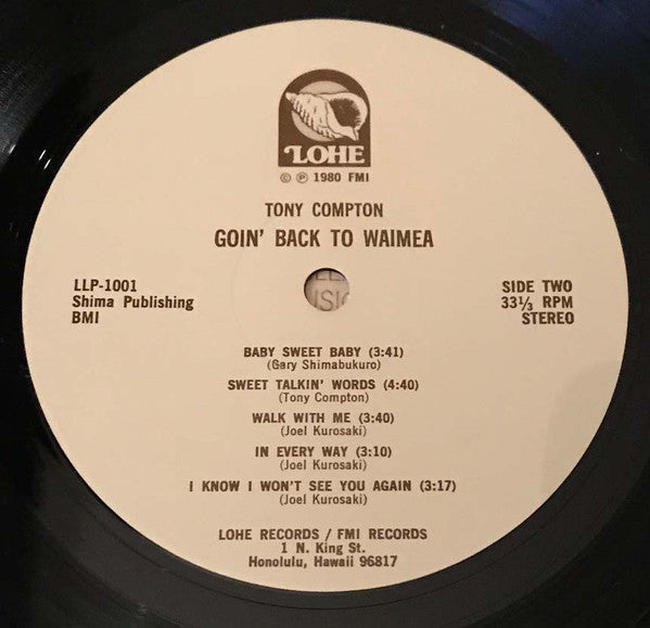 Tony Compton : Goin' Back To Waimea (LP)