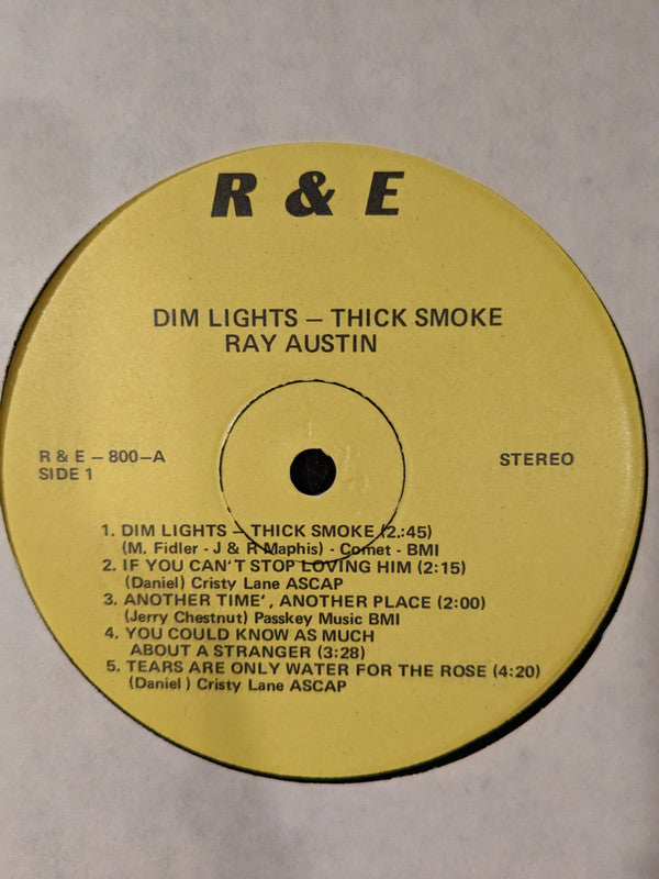 Ray Austin (5) : Dim Lights - Thick Smoke (LP)