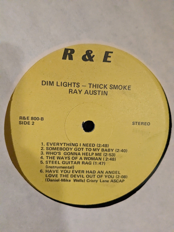 Ray Austin (5) : Dim Lights - Thick Smoke (LP)