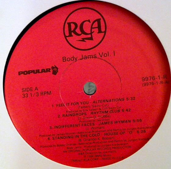 Various : Body Jams Vol. 1 (LP, Comp)