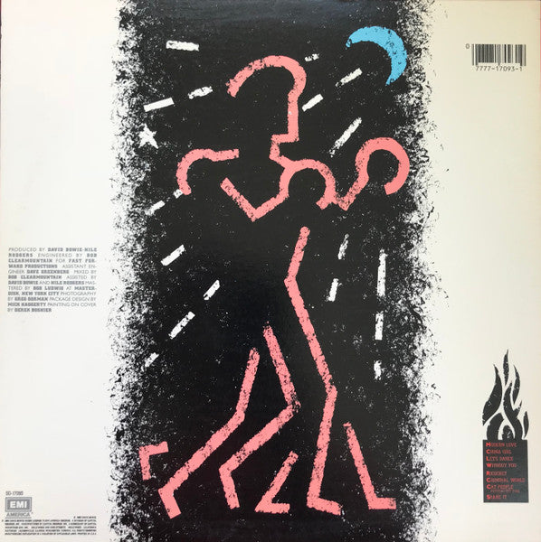 David Bowie : Let's Dance (LP, Album, Jac)
