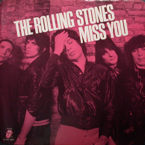 The Rolling Stones : Miss You (12", Red)