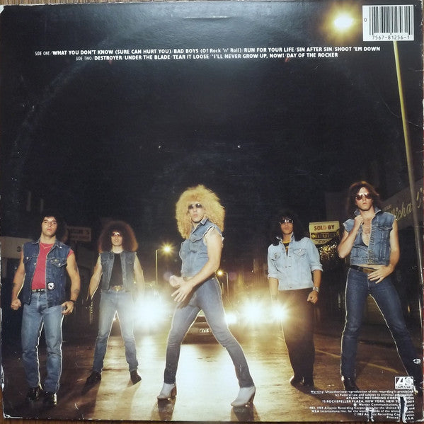 Twisted Sister : Under The Blade (LP, Album, RE, Rem)
