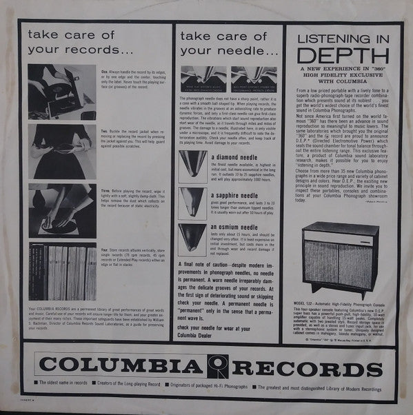 The Modern Jazz Quartet With Laurindo Almeida : Collaboration (LP, Album, Mono)