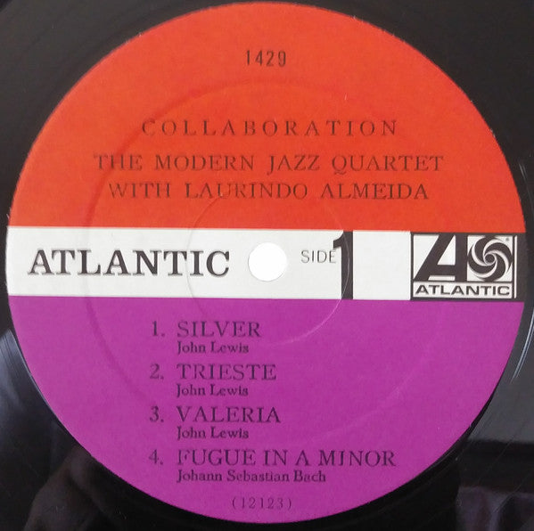 The Modern Jazz Quartet With Laurindo Almeida : Collaboration (LP, Album, Mono)