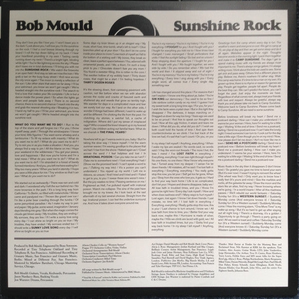 Bob Mould : Sunshine Rock (LP, Album)
