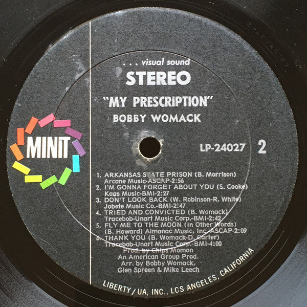 Bobby Womack : My Prescription (LP, Album)