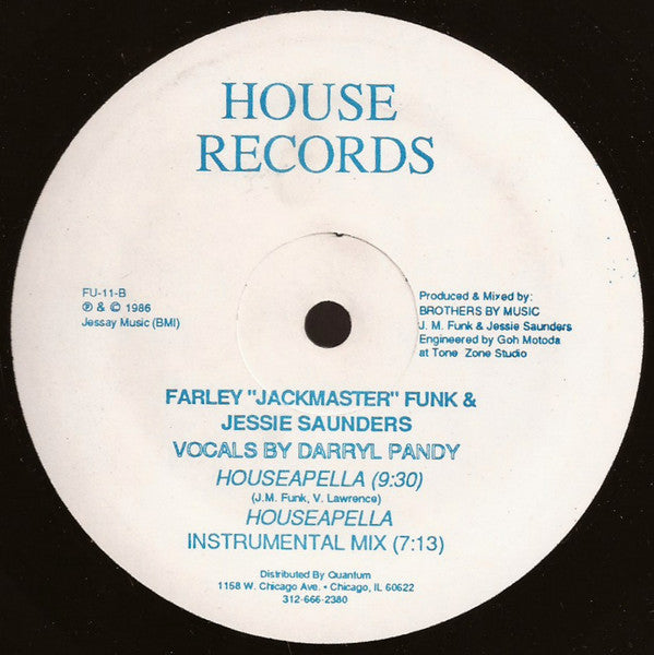 Farley "Jackmaster" Funk & Jessie Saunders* : Love Can't Turn Around (Remix) (12")