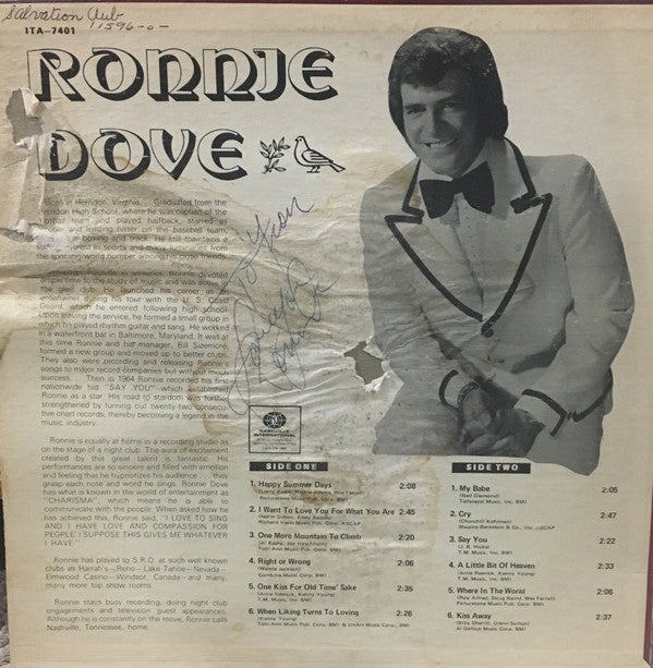 Ronnie Dove : Ronnie Dove (LP, Comp)