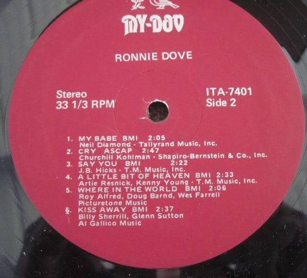 Ronnie Dove : Ronnie Dove (LP, Comp)