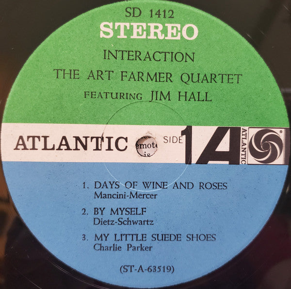 The Art Farmer Quartet* Featuring Jim Hall : Interaction (LP, Album)