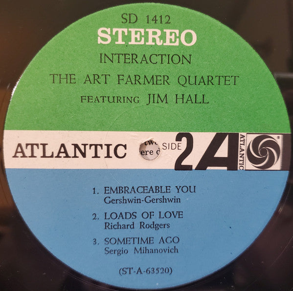 The Art Farmer Quartet* Featuring Jim Hall : Interaction (LP, Album)