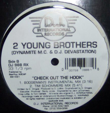 2 Young Brothers : Check Out The Hook (12")