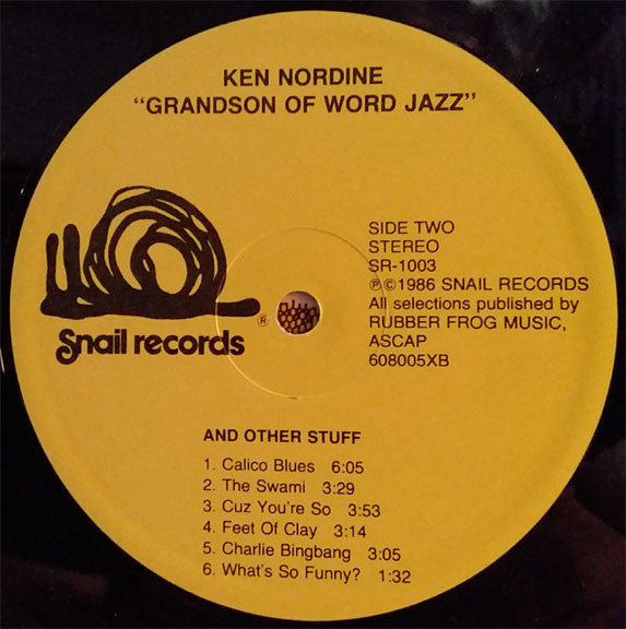 Ken Nordine : Grandson Of Word Jazz (LP, Album)