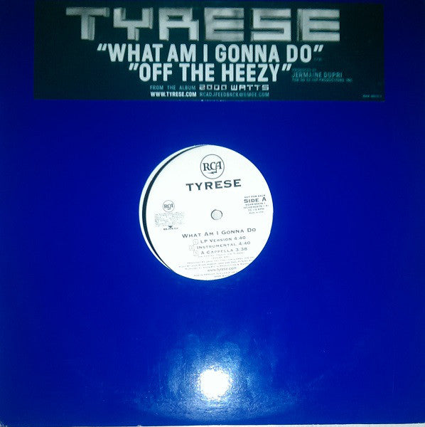Tyrese : What Am I Gonna Do / Off The Heezy (12", Promo)