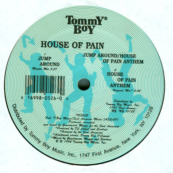 House Of Pain : Jump Around & House Of Pain Anthem (12", SRC)