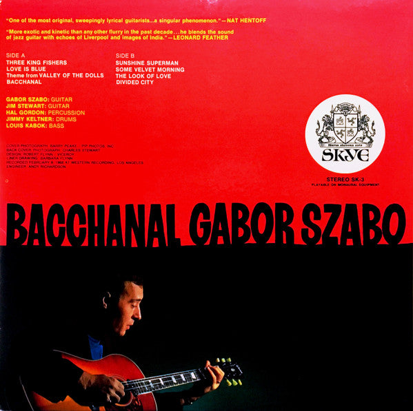 Gabor Szabo : Bacchanal (LP, Album, Ter)