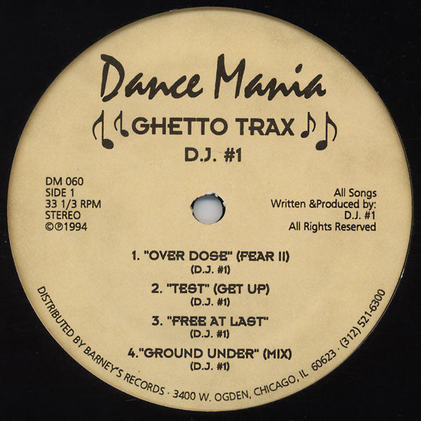 DJ #1 : Ghetto Trax (12")