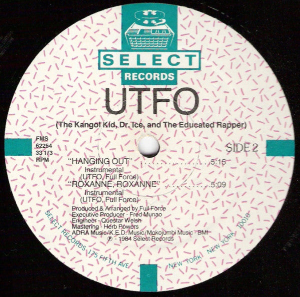 U.T.F.O.* : Hanging Out / Roxanne, Roxanne (12")