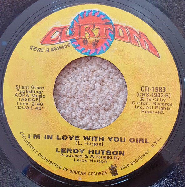 Leroy Hutson : Love Oh Love / I'm In Love With You Girl (7", Single, Styrene, Mon)