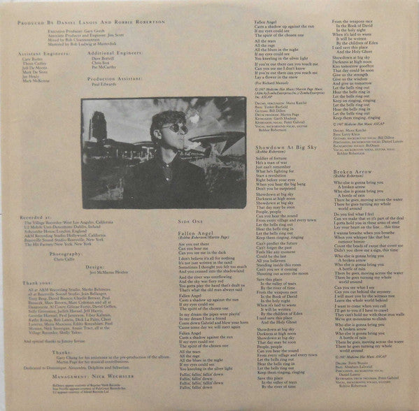 Robbie Robertson : Robbie Robertson (LP, Album, Club, RCA)