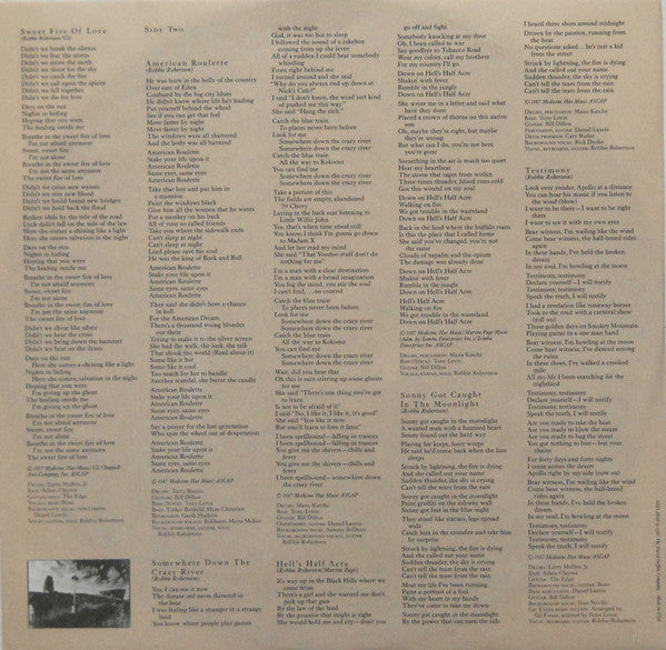 Robbie Robertson : Robbie Robertson (LP, Album, Club, RCA)