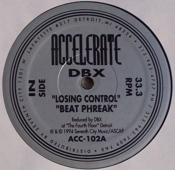DBX : Losing Control (12")