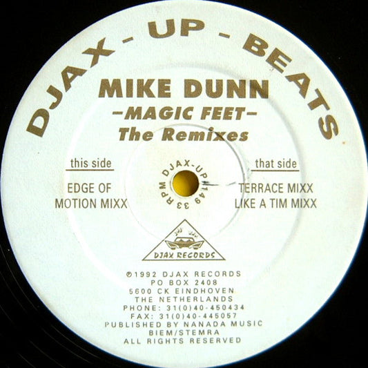 Mike Dunn : Magic Feet (The Remixes) (12")