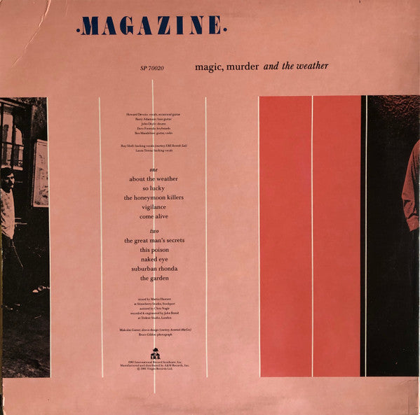 Magazine : Magic, Murder And The Weather (LP, Album, Ter)