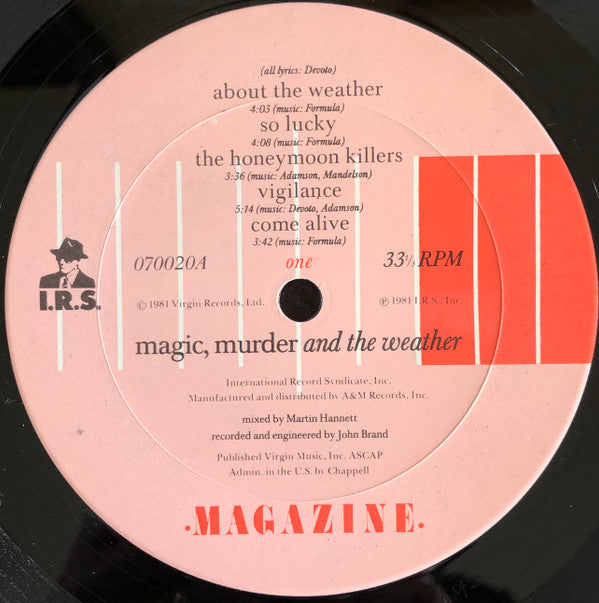 Magazine : Magic, Murder And The Weather (LP, Album, Ter)
