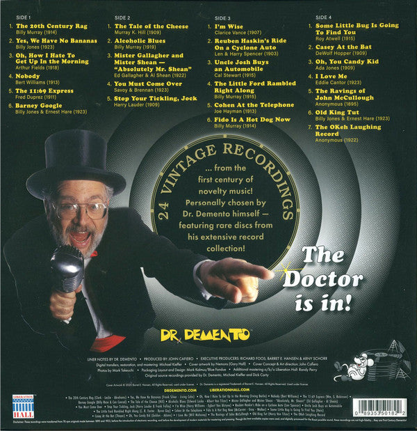 Dr. Demento : First Century Dementia - The Oldest Novelty Records of All Time (2xLP, Album, RSD, Mono)