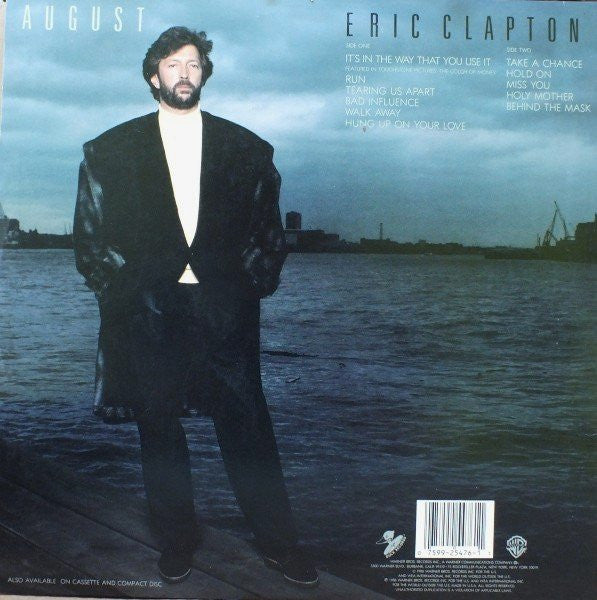 Eric Clapton : August (LP, Album, Gat)